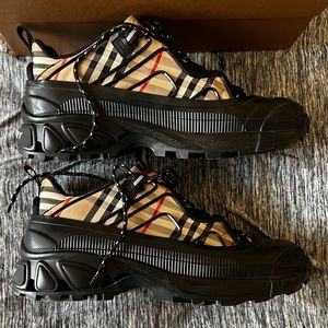 Burberry Vintage Check Cotton Arthur Sneakers US 13/ UK 46